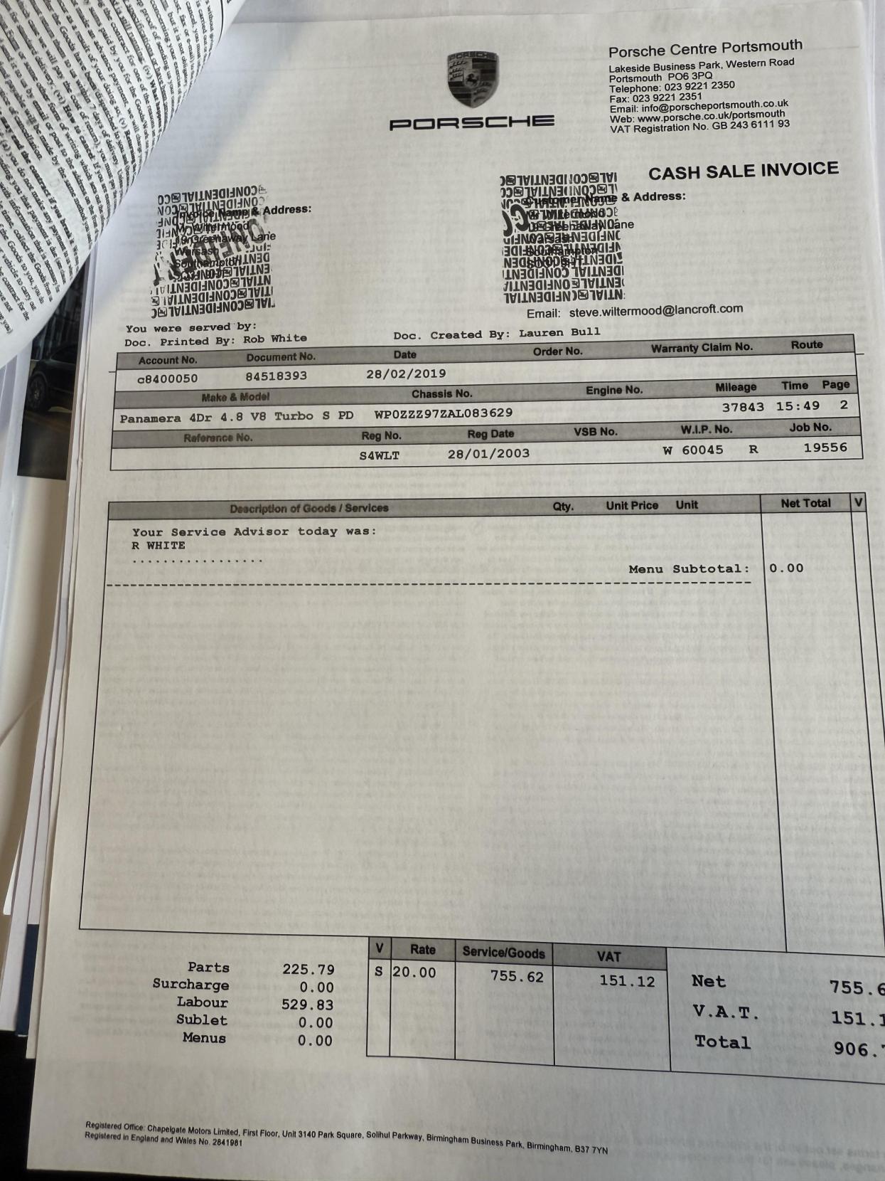 Porsche Panamera 4.8T V8 Hatchback 5dr Petrol PDK 4WD Euro 5 (s/s) (500 ps)