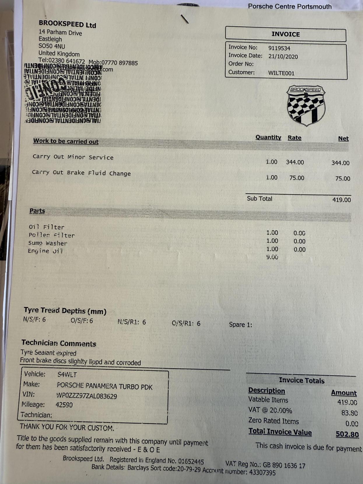 Porsche Panamera 4.8T V8 Hatchback 5dr Petrol PDK 4WD Euro 5 (s/s) (500 ps)